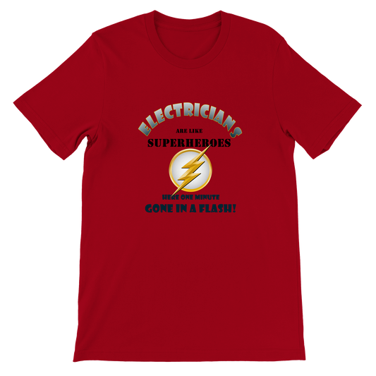 Electrician Premium Unisex Crewneck T-shirt